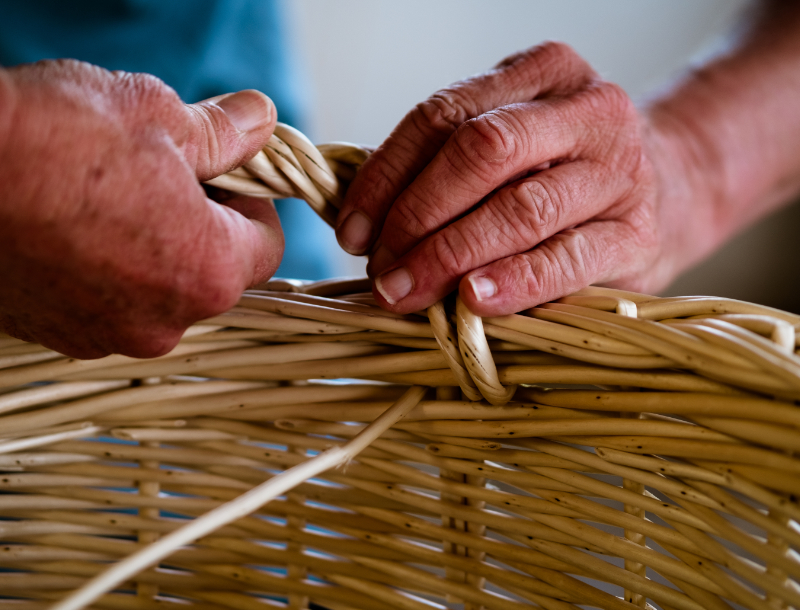 Angela Cole Yorkshire Willow Baskets